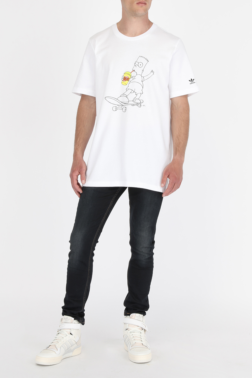Adidas x The Simpsons Bart T-Shirt in White